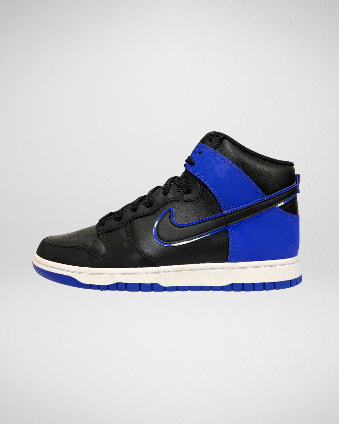 Nike Dunk High SE Camo Black Royal
