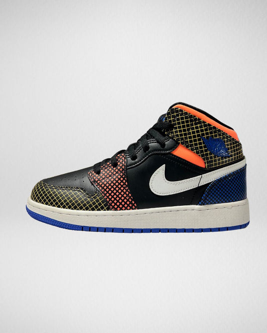 Jordan 1 Mid MMD Munti-color Grid