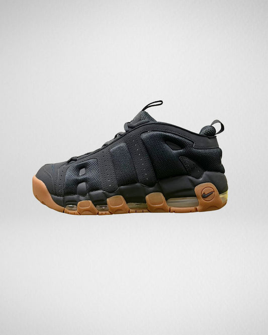 Nike Uptempo Low Black And Gum