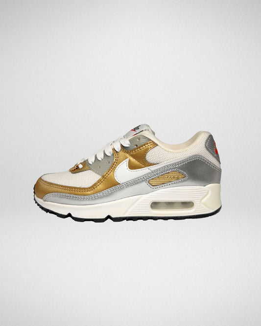 Nike Air Max 90 Gold Silver