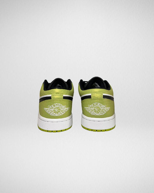 Jordan 1 Low Snakeskin Vivid Green