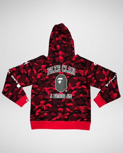 BAPE x Faze Clan Full Zip Red