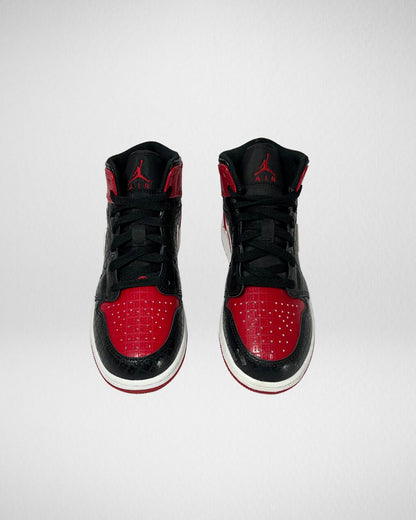 Jordan 1 Mid Bred Text
